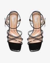 Sandal Cao Gót Zucia Quai Trong Đan Chéo-SHLM6-Đen Color1