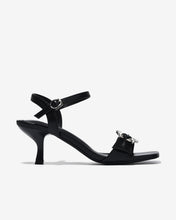 Sandal Cao Gót Đông Hải 7cm Charm Đá Lấp Lánh-SHLO5Đen Color1First