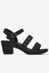 Giày Sandal Cao Gót Nữ Zucia Platform Quai Gắn Đinh Tán Kim Loại-SRXB7Đen Color1First