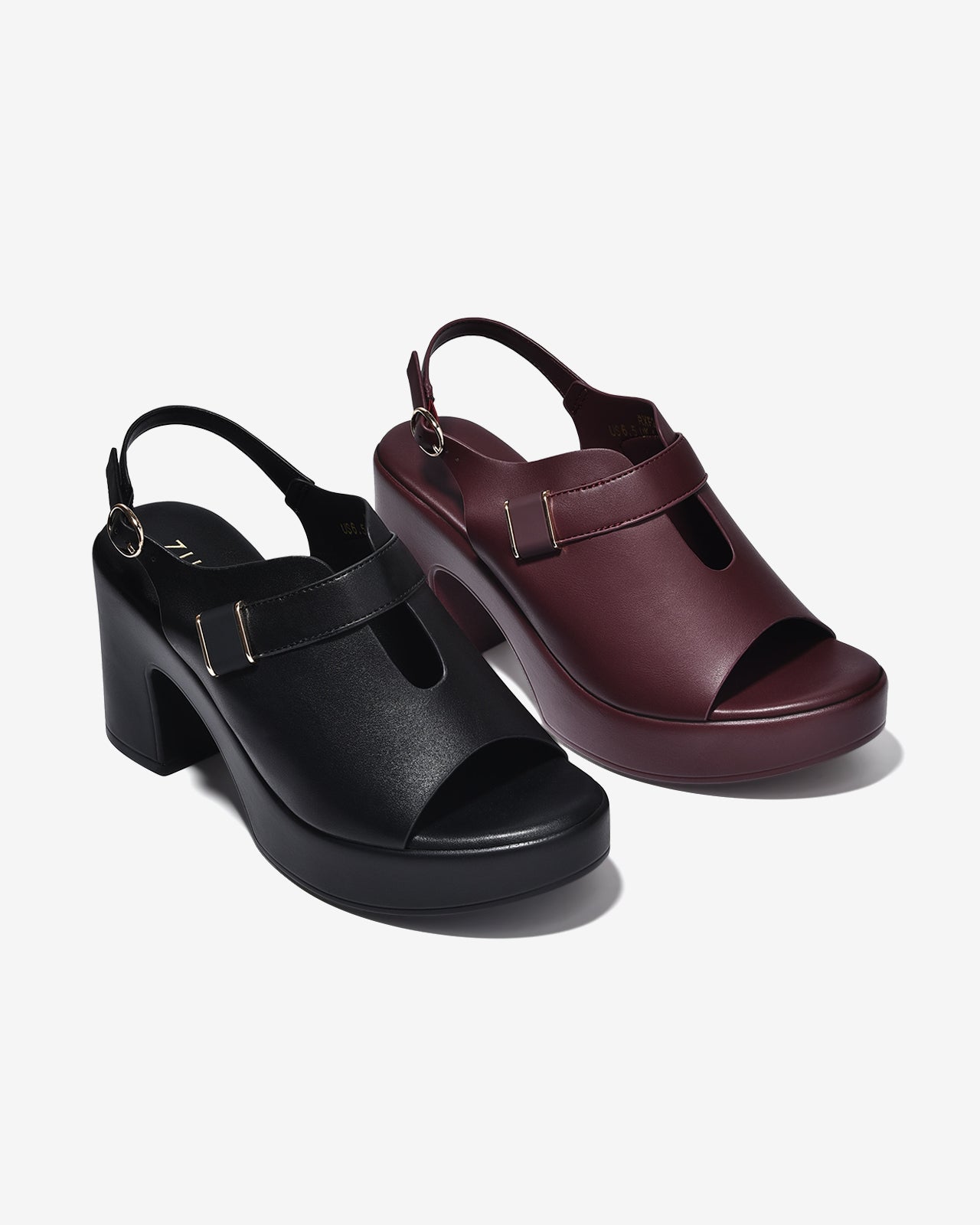 Sandal Cao Gót Zucia 9cm Đế Trụ Vững Êm-SRXF2Đỏ Color1