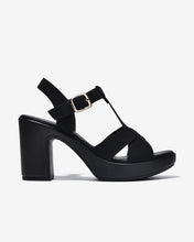 Sandal Cao Gót Zucia 9cm Quai Chéo Lót Êm-SRXF3Đen Color1First