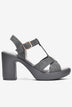 Sandal Cao Gót Zucia 9cm Quai Chéo Lót Êm-SRXF3Xám Color1First