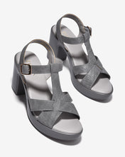 Sandal Cao Gót Zucia 9cm Quai Chéo Lót Êm-SRXF3Xám Color1
