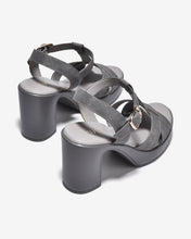 Sandal Cao Gót Zucia 9cm Quai Chéo Lót Êm-SRXF3Xám Color1