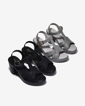 Sandal Cao Gót Zucia 9cm Quai Chéo Lót Êm-SRXF3Xám Color1