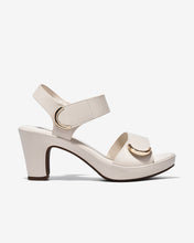 Sandal Cao Gót Zucia Đế Trụ 8cm Lót Êm-SRXF6Kem Color1First