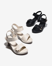 Sandal Cao Gót Zucia Đế Trụ 8cm Lót Êm-SRXF6Kem Color1