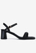 Giày Sandal Cao Gót Zucia Quai Mảnh Dập Nổi-STH80-Đen Color1First