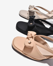 Sandal Cao Gót Zucia Quai Thắt Nơ Đính Logo-STH95-Xám Color1