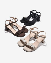 Sandal Cao Gót Zucia Nơ Ruy Băng Đính Logo-STH98-Xám Color1