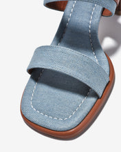 Giày Sandal Cao Gót Zucia Chất Liệu Phối-STHA6-Xanh Color1