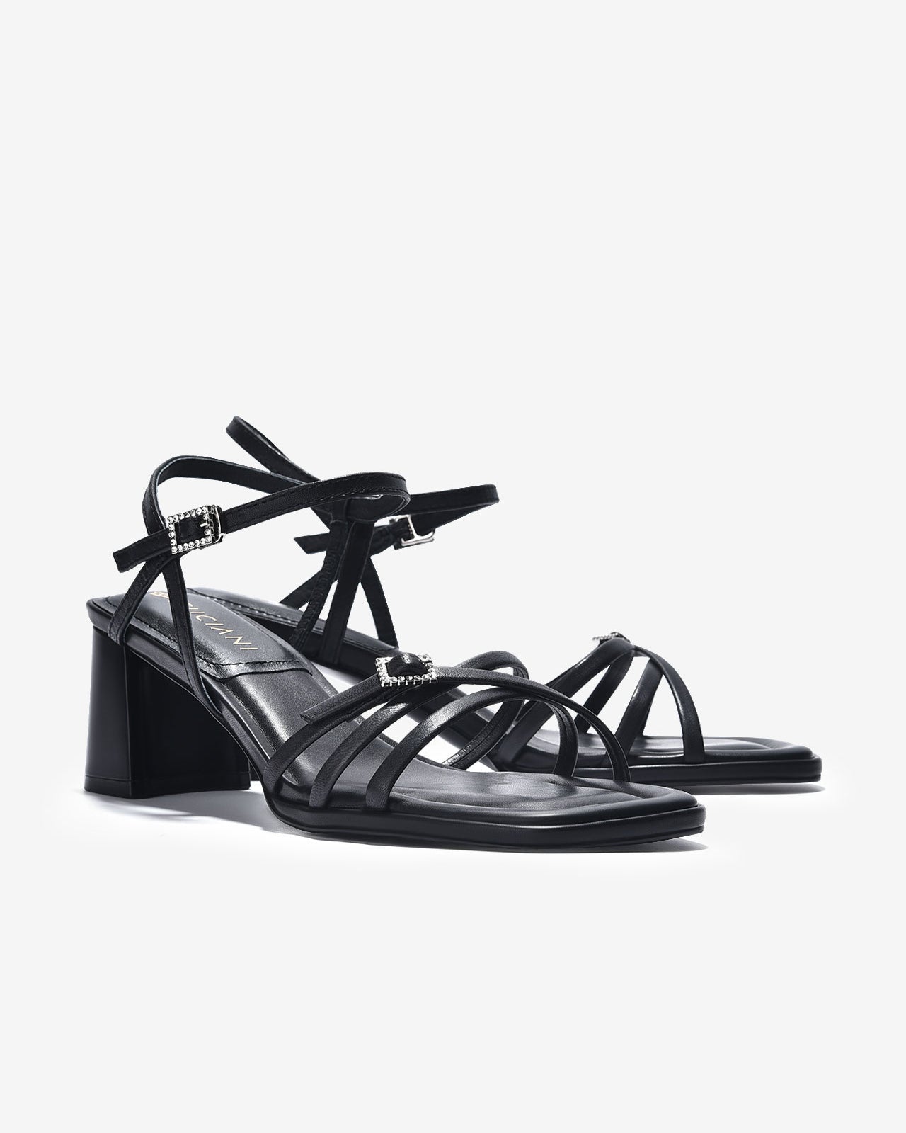 Giày Sandal Cao Gót Zuciani Phong Cách Ankle Strap-SCL02-Đen Color2