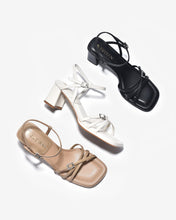 Giày Sandal Cao Gót Zuciani Phong Cách Ankle Strap-SCL02-Kem Color1