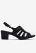 Giày Sandal Cao Gót Zuciani Quai Ngang Phối Kim Loại-SCM14Đen Color1First
