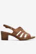 Giày Sandal Cao Gót Zuciani Quai Ngang Phối Kim Loại-SCM14Nâu Color1First