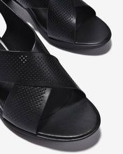Giày Sandal Cao Gót Zuciani Đế Trụ Quai Chéo-SCM17-Đen Color1