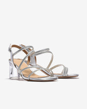 Giày Sandal Cao Gót Zuciani Đế 8cm Trong Suốt-SCM26-Xám Color1