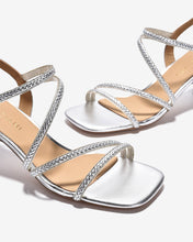 Giày Sandal Cao Gót Zuciani Đế 8cm Trong Suốt-SCM26-Xám Color1