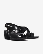 Sandal Cao Gót Nữ 6cm Zuciani Quai Đan Gót Vuông-SCM47Đen Color1