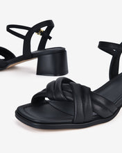 Giày Sandal Cao Gót Zuciani Quai Xoắn-SYM07-Đen Color1