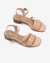 Sandals Nữ Đông Hải 3cm Đế Giả Gỗ-S32B3Kem Color1