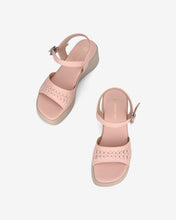 Giày Sandal Đông Hải Quai Họa Tiết Cách Điệu-S32D9Hồng Color2