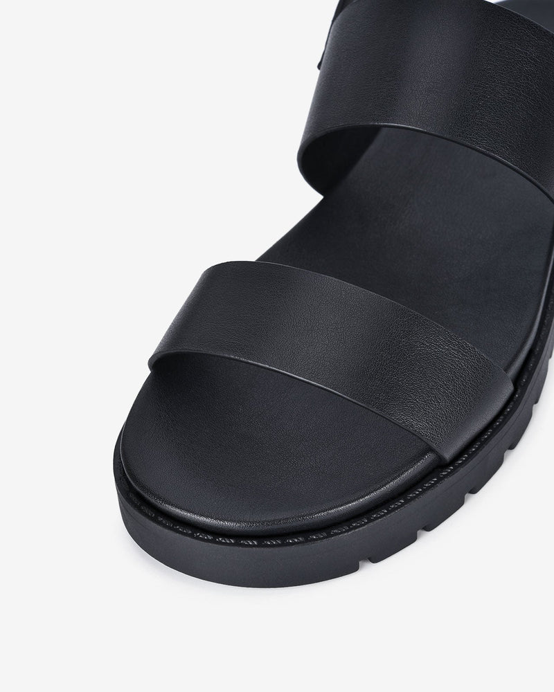 Giày Sandal Đông Hải Quai Đôi Bảng Rộng-S32E2Đen Color1