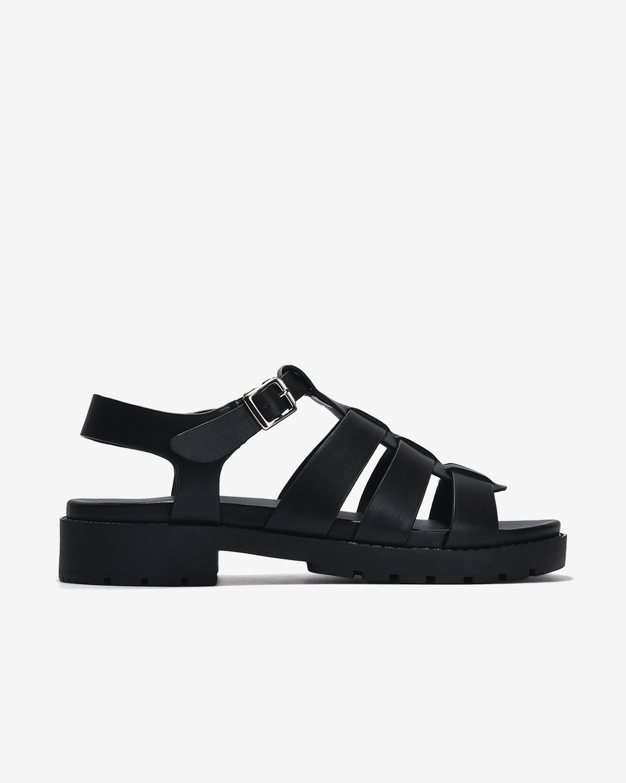 Giày Sandal Đông Hải Quai Song Song Cách Điệu-S32F9Đen Color1First