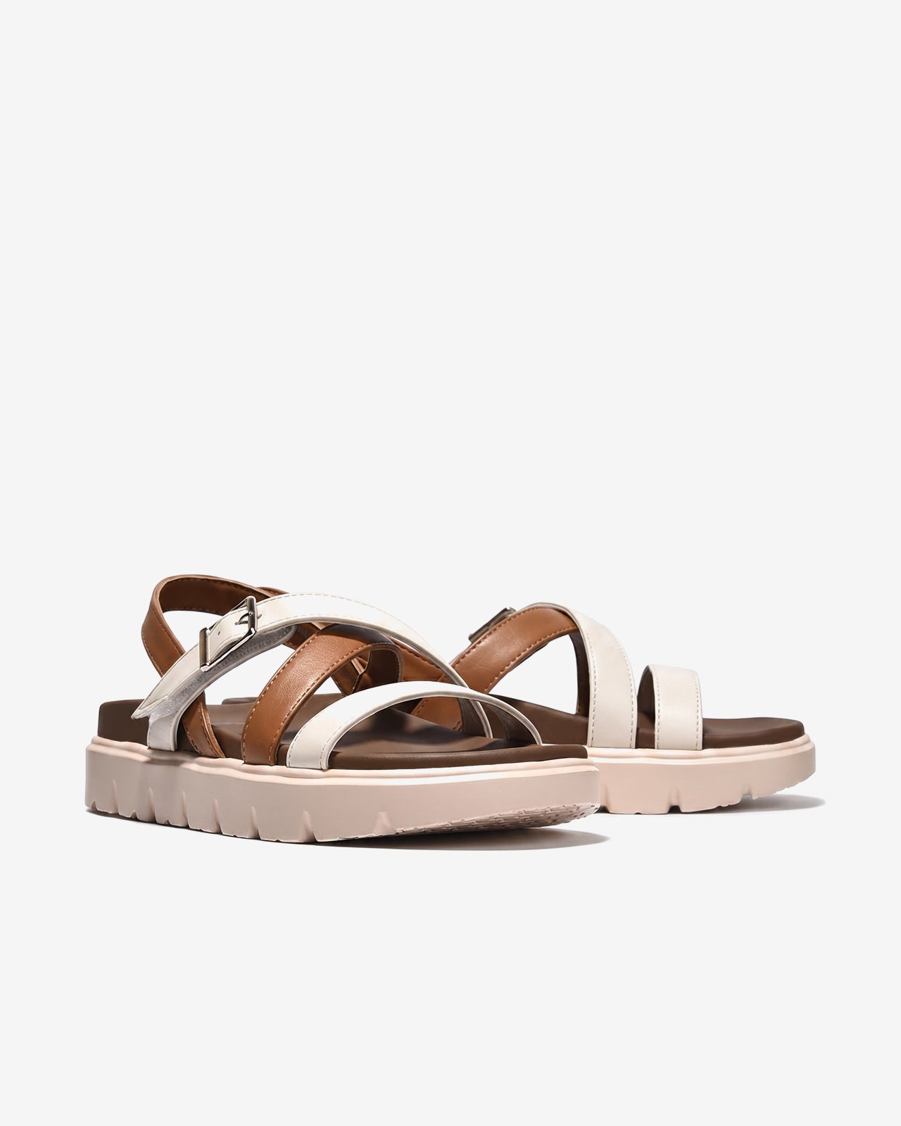 Giày Sandal Nữ Đông Hải Quai Phối Màu-S32J2Bò Color1