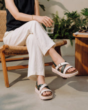 Giày Sandal Nữ Đông Hải Quai Phối Màu-S32J2Xanh Lá Color1