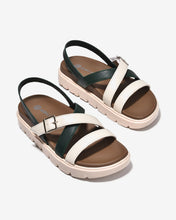 Giày Sandal Nữ Đông Hải Quai Phối Màu-S32J2Xanh Lá Color1