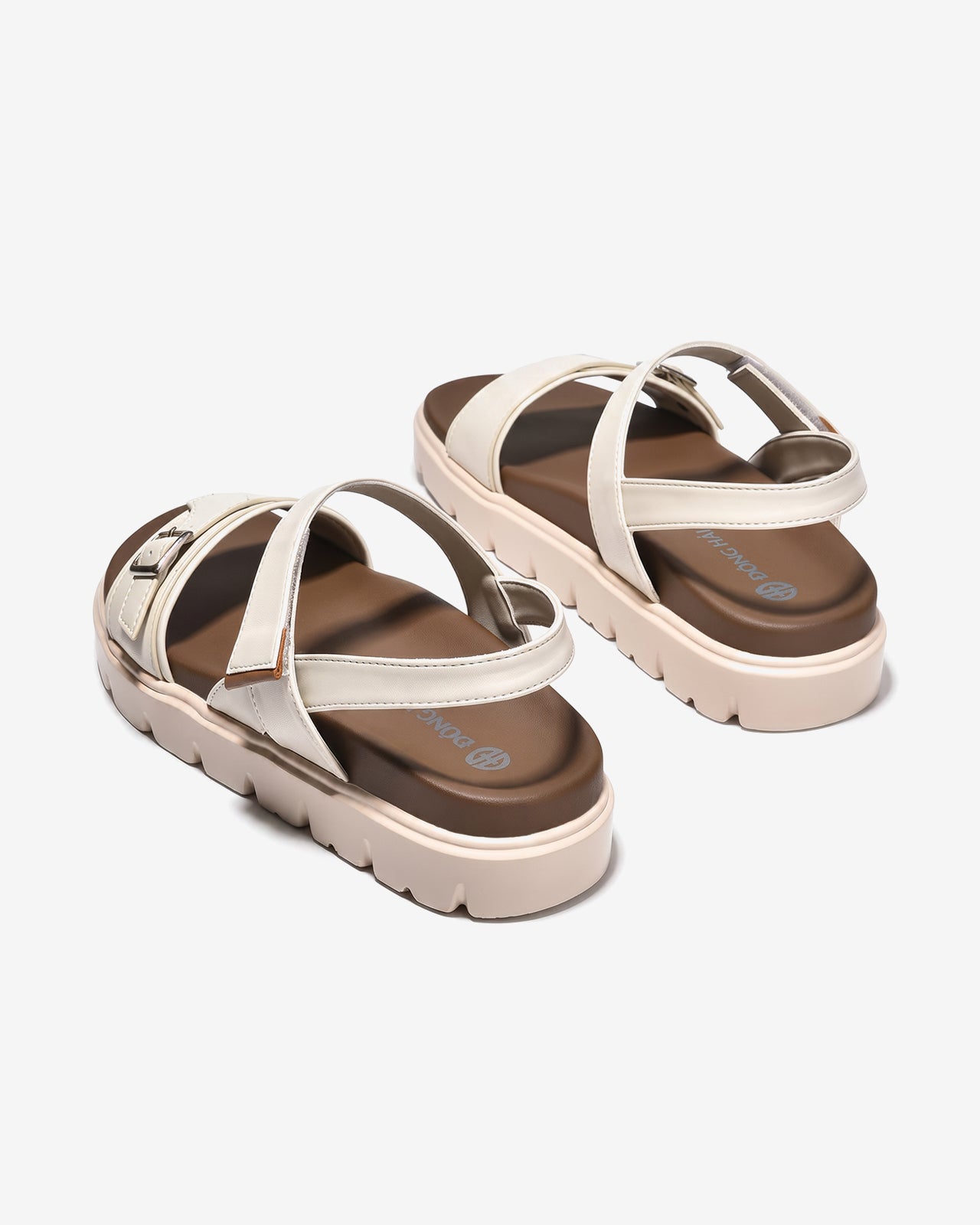 Sandal Nữ Đông Hải Quai Khóa-S32J3Kem Color1