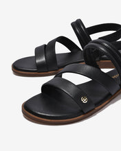 Giày Sandal Nữ Đông Hải Quai Bảng Vừa Đính Logo-S7733-Đen Color1