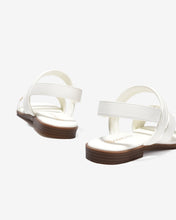 Giày Sandal Nữ Đông Hải Quai Bảng Vừa Đính Logo-S7733-Trắng Color1