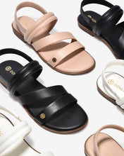 Giày Sandal Nữ Đông Hải Quai Bảng Vừa Đính Logo-S7733-Trắng Color1