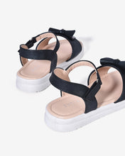 Giày Sandal Trẻ Em Zucia Nơ Đính Hạt-SCS03-Đen Color1