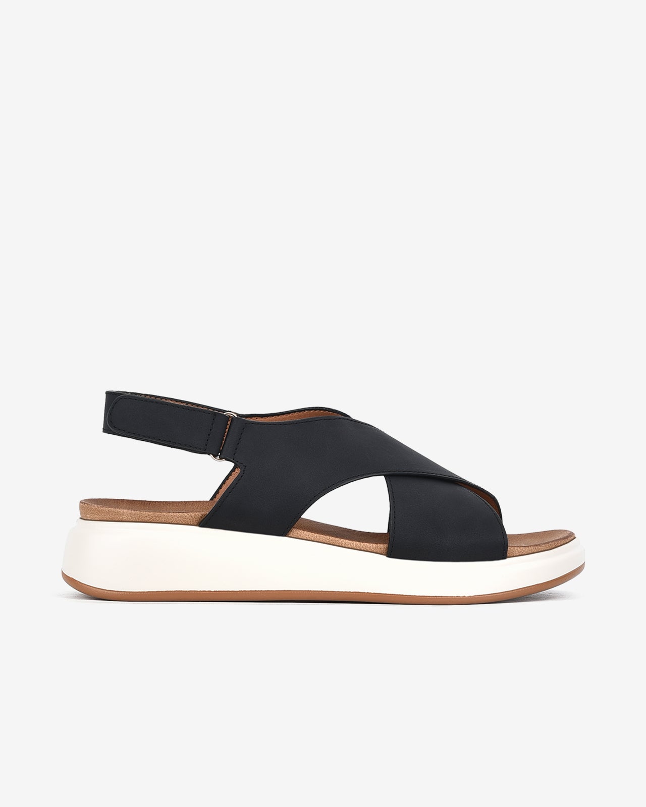 Giày Sandal Zucia Đế Bằng Quai Đôi Đan Chéo Giày Đông Hải