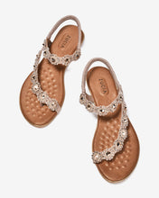 Sandal Kẹp Nữ Zucia Quai Chéo Đính Đá-SHLK6-Hồng Color1