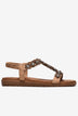 Sandal Kẹp Nữ Zucia Quai T-Strap Đính Hoa-SHLK9-Nâu Color1First