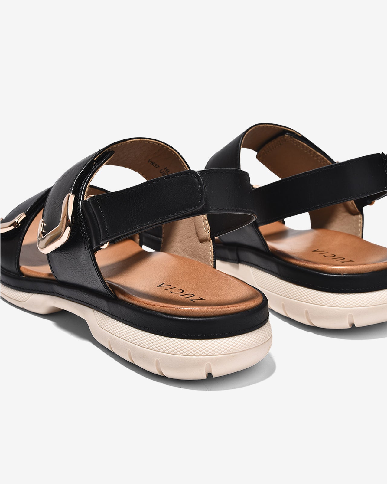 Sandal Nữ Zucia 4CM Êm Mềm-SHLN9Đen Color1
