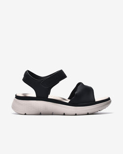 Giày Sandal Zucia Quai Trơn Xoắn Cách Điệu-SRXA7Đen Color1First