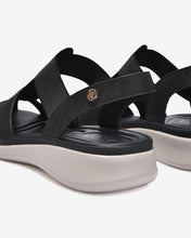 Giày Sandal Rọ Nữ Zucia Quai Dập Vân Nhám Bắt Sáng-SRXB8-Đen Color1