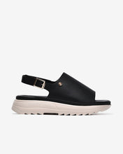 Giày Sandal Nữ Zucia Đế Bằng Quai Bảng Lớn-SRXB9-Đen Color1First