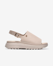 Giày Sandal Nữ Zucia Đế Bằng Quai Bảng Lớn-SRXB9-Kem Color1First