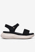 Sandal Nữ Zucia Đế Bằng 5cm Êm Mềm Vững Vàng-SRXF8Đen Color1First