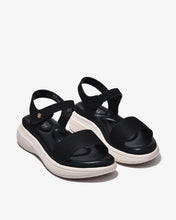Sandal Nữ Zucia Đế Bằng 5cm Êm Mềm Vững Vàng-SRXF8Đen Color1