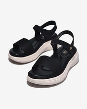Sandal Nữ Zucia Đế Bằng 5cm Êm Mềm Vững Vàng-SRXF8Đen Color1