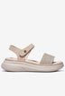 Sandal Nữ Zucia Đế Bằng 5cm Êm Mềm Vững Vàng-SRXF8Kem Color1First