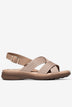Sandal Nữ Zucia Đế Bằng Mềm 3cm Quai Đan-SRXF9Cafe Color1First