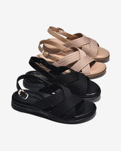 Sandal Nữ Zucia Đế Bằng Mềm 3cm Quai Đan-SRXF9Cafe Color1